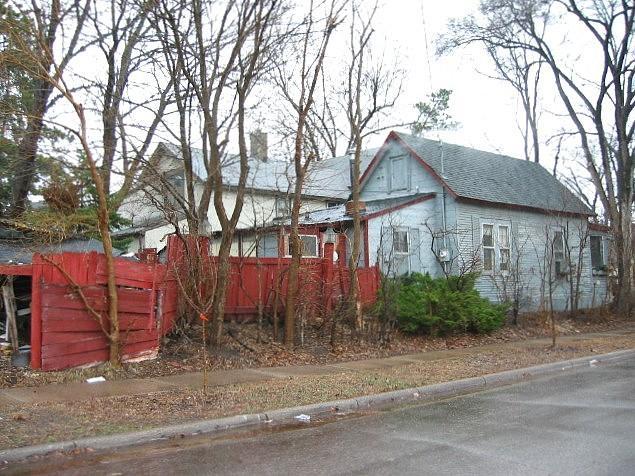 1100 E. 36th St. backyard