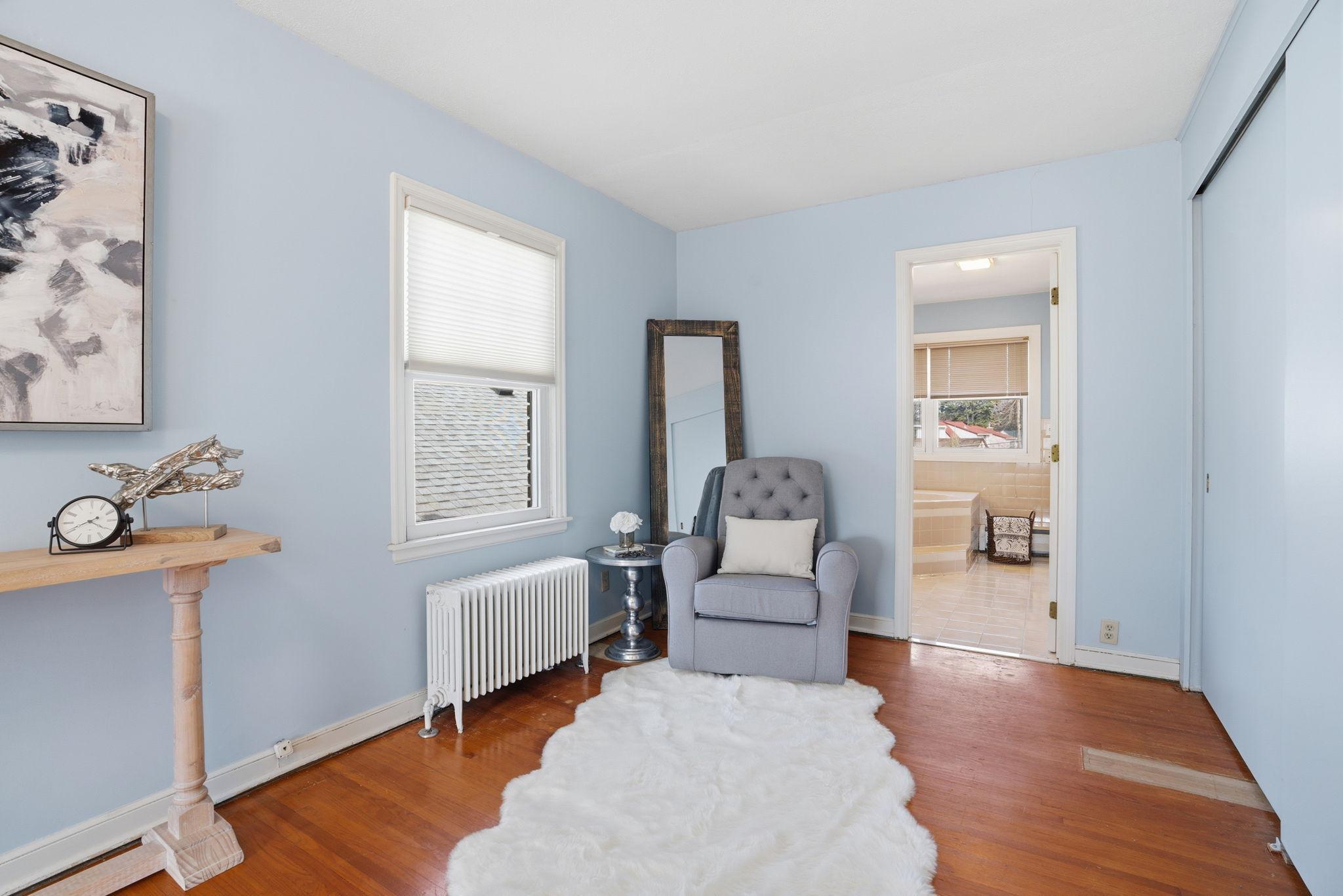 Enjoy the seating area