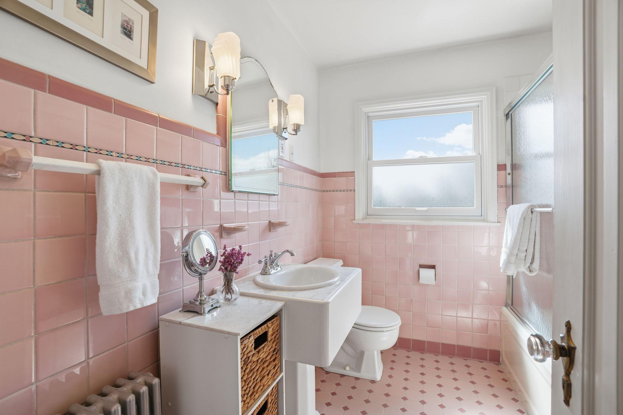 All of the tile is in great condition