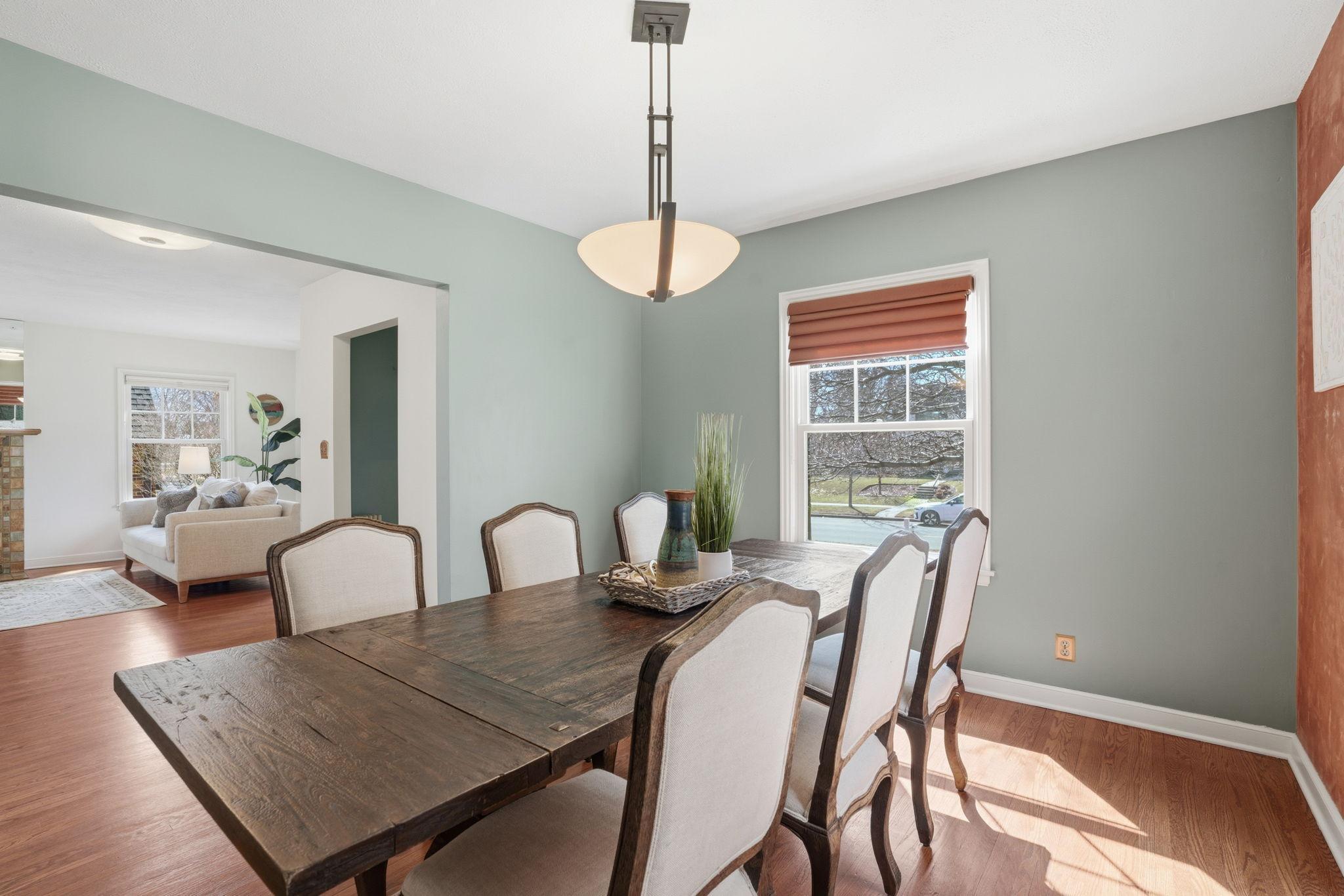 Ample room for a large table