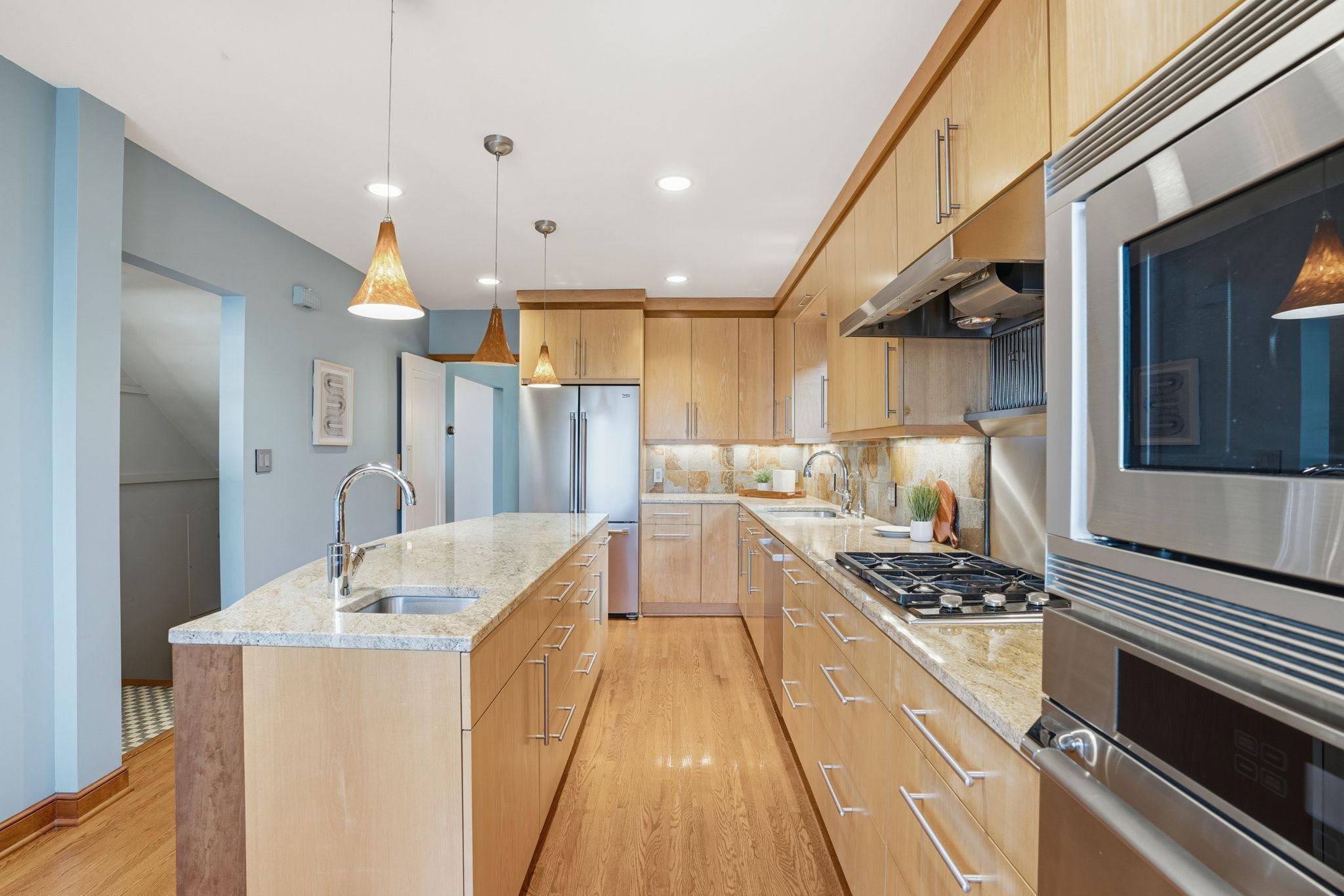 Second faucet and sink in the island