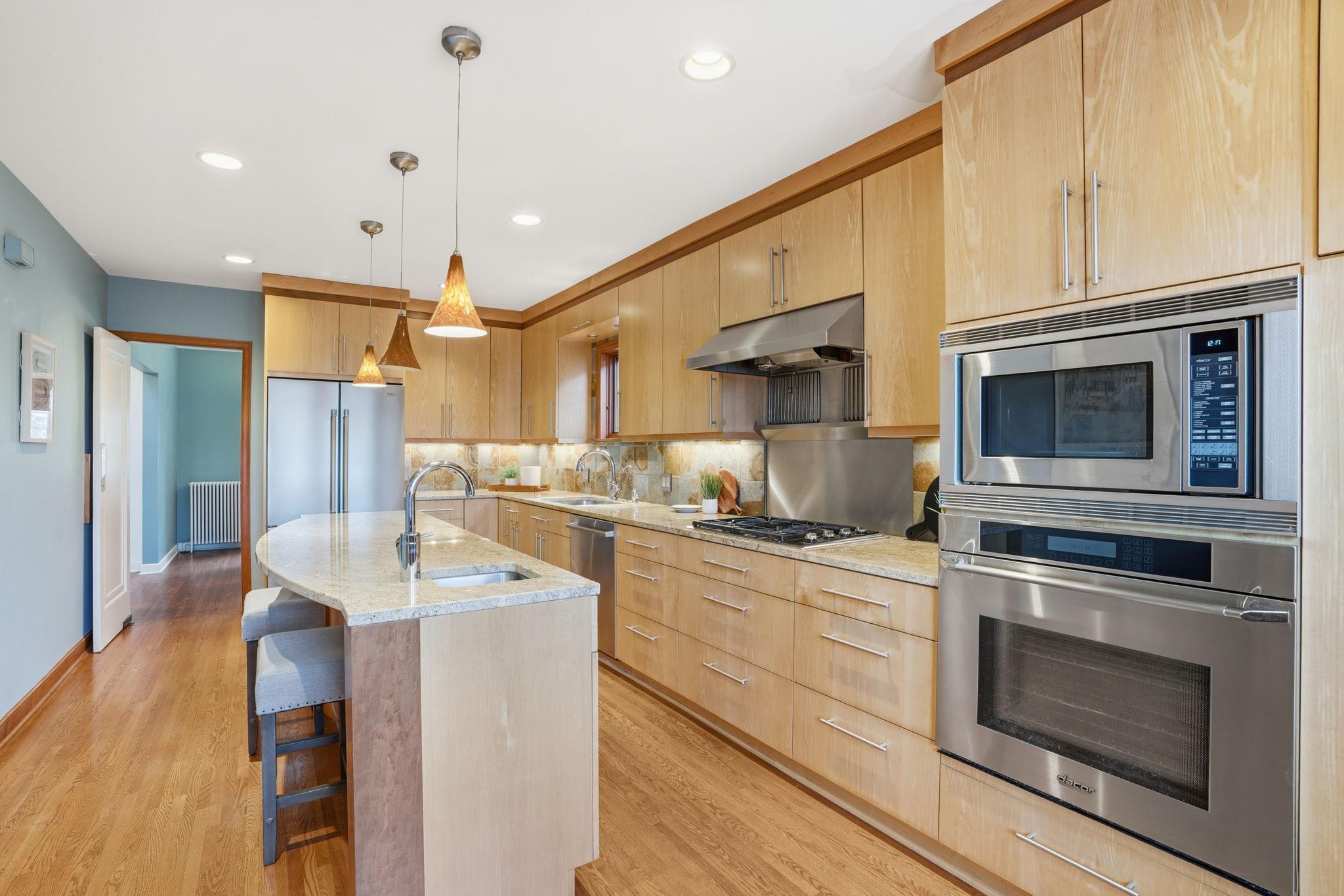 Custom built and featuring beautiful touches