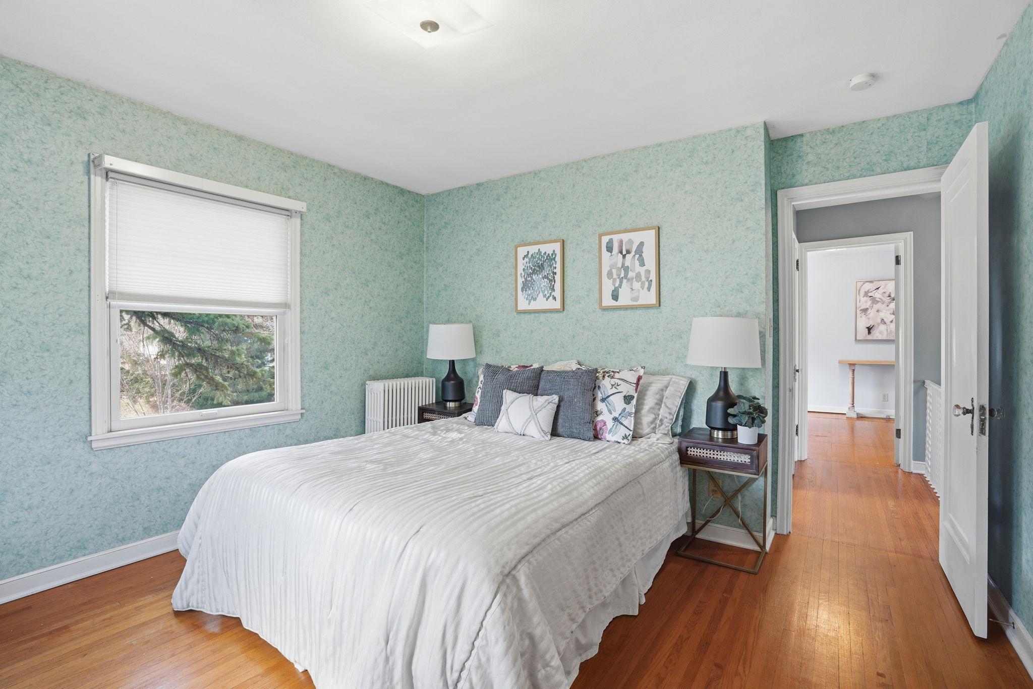 Second of three upper level bedrooms