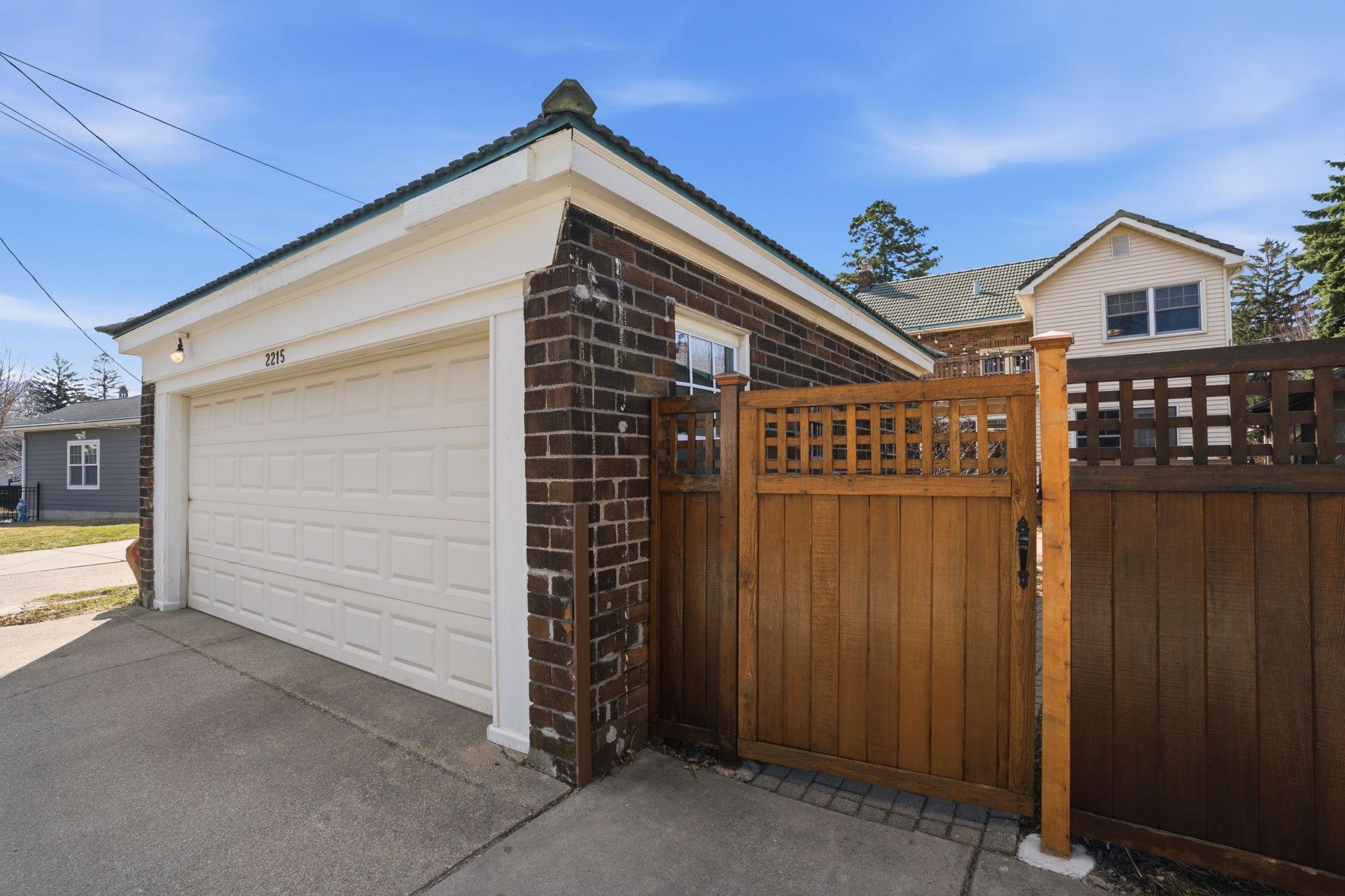 Privacy fence from the alley