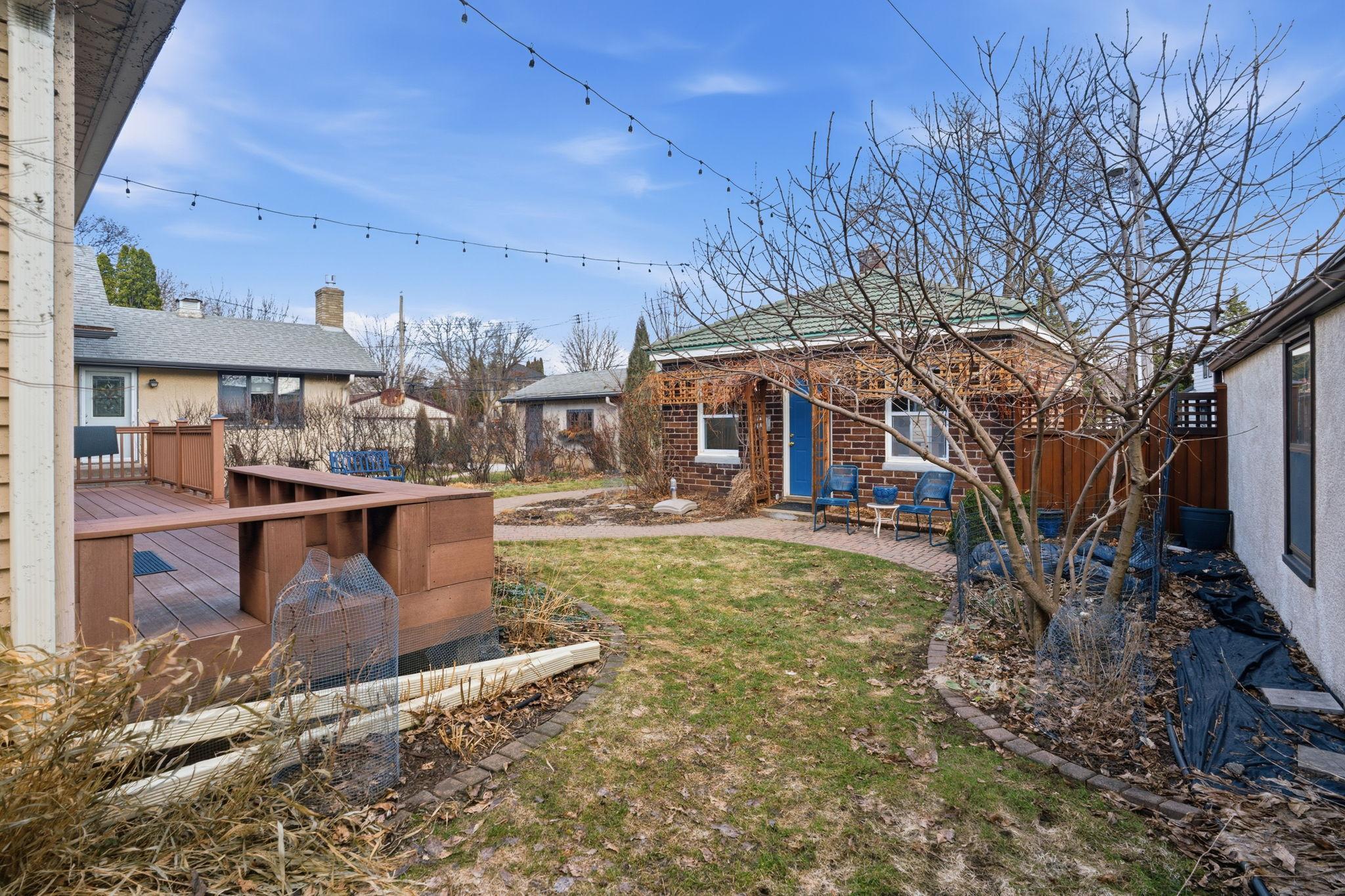 There have been many plantings over the years to enhance the look of the yard