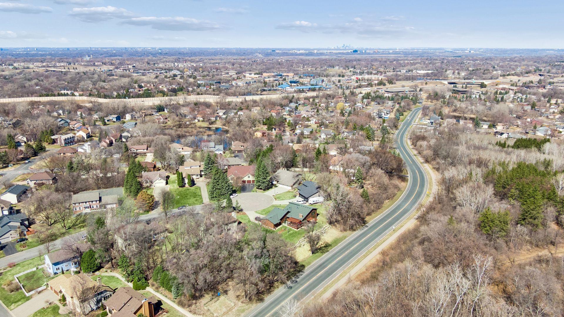 Hoovering over Lebanon Hills looking toward Safari