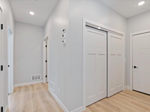 Hall Closet off Garage