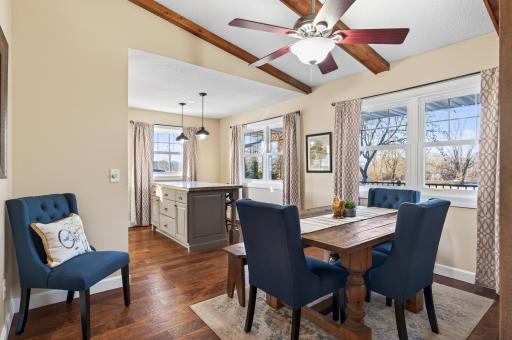 Even more great seating in the formal dining room