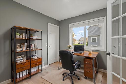 Virtually Staged Main Floor Bedroom or Office