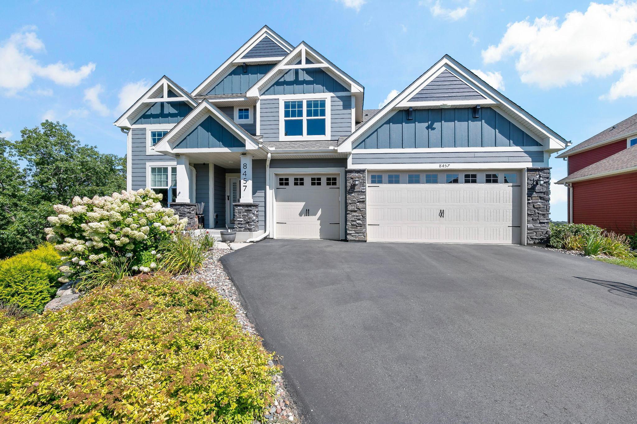 Tucked on nearly a half-acre lot in Victoria, this beautifully designed 5-bedroom, 5-bath home—built in 2020—offers the perfect blend of modern style, space, & comfort. The three-car garage and inviting curb appeal set the tone for what’s inside.