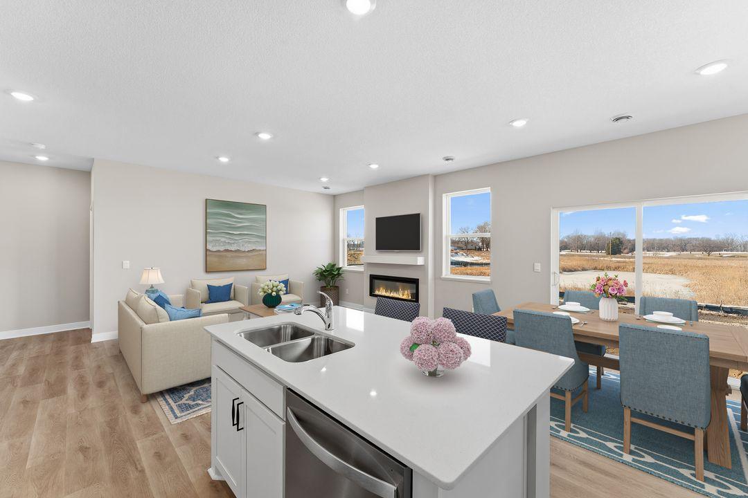 Harmony Main Floor. Photos are of similar staged home. Colors and options may vary. Ask Sales Agent for details.