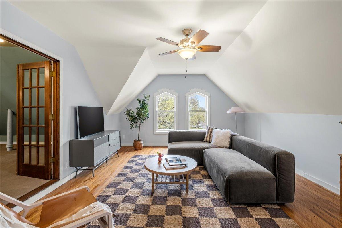 Third floor living/family room space