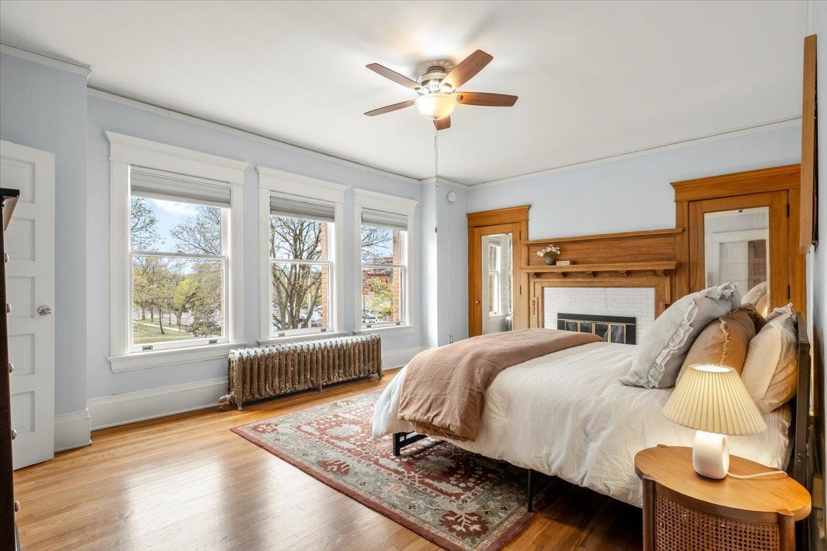 South facing bedroom 1 of 3 on this level