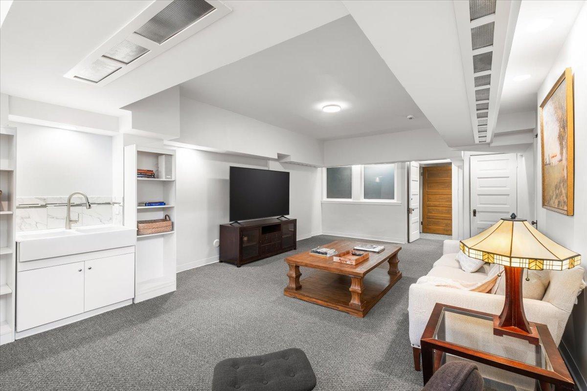 Lower level family room