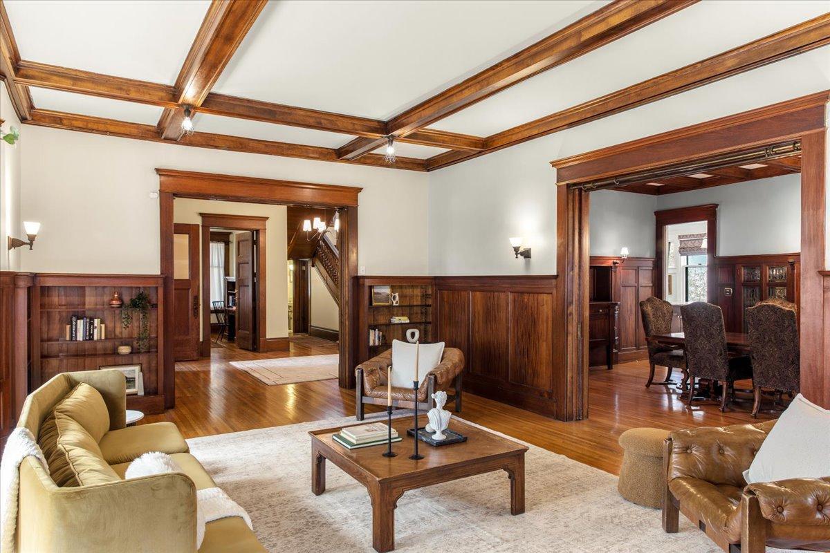 Pocket doors on both openings