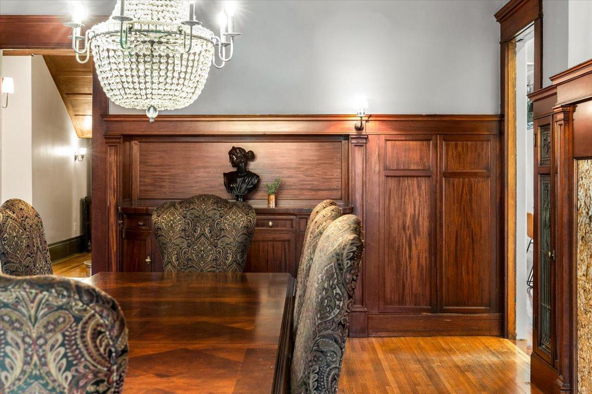 Unique built in dresser like buffet