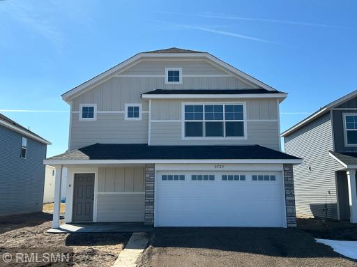 Beautiful curb appeal and large front porch! Sod, landscaping and irrigation included!