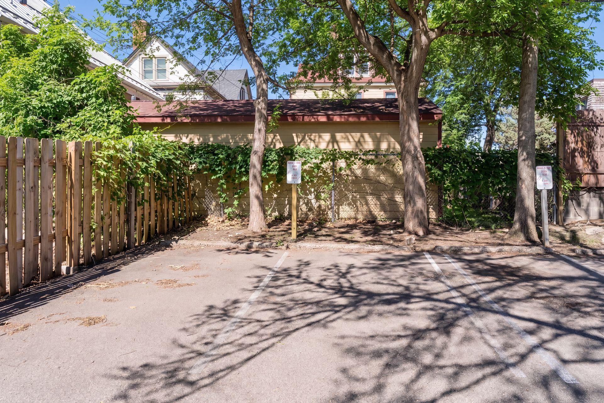 Assigned parking #102