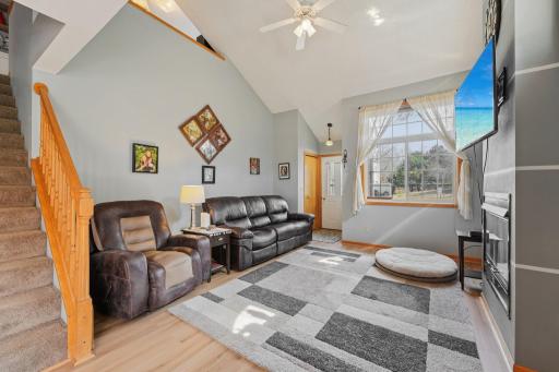 This end unit offers tons of natural light!