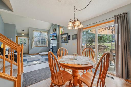 Step outside to your conveniently located private patio to sit and relax.