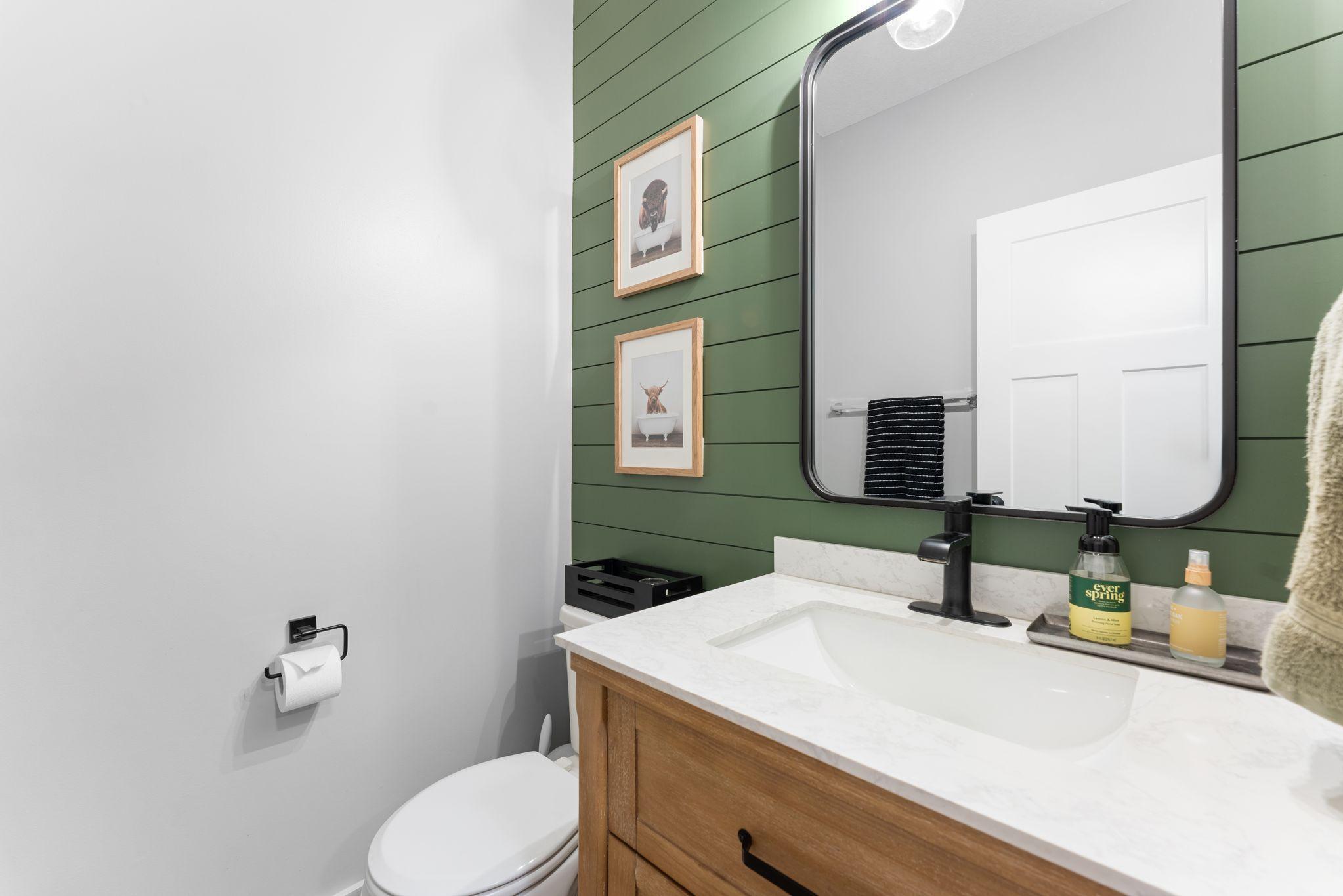 Main floor powder bathroom