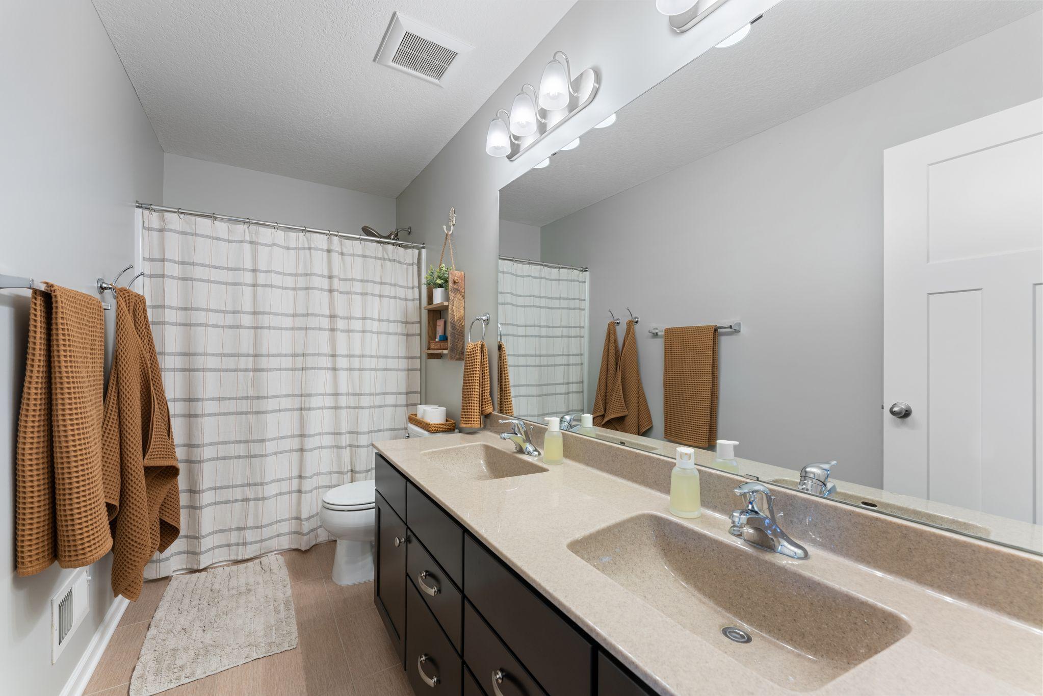 Upper level bathroom
