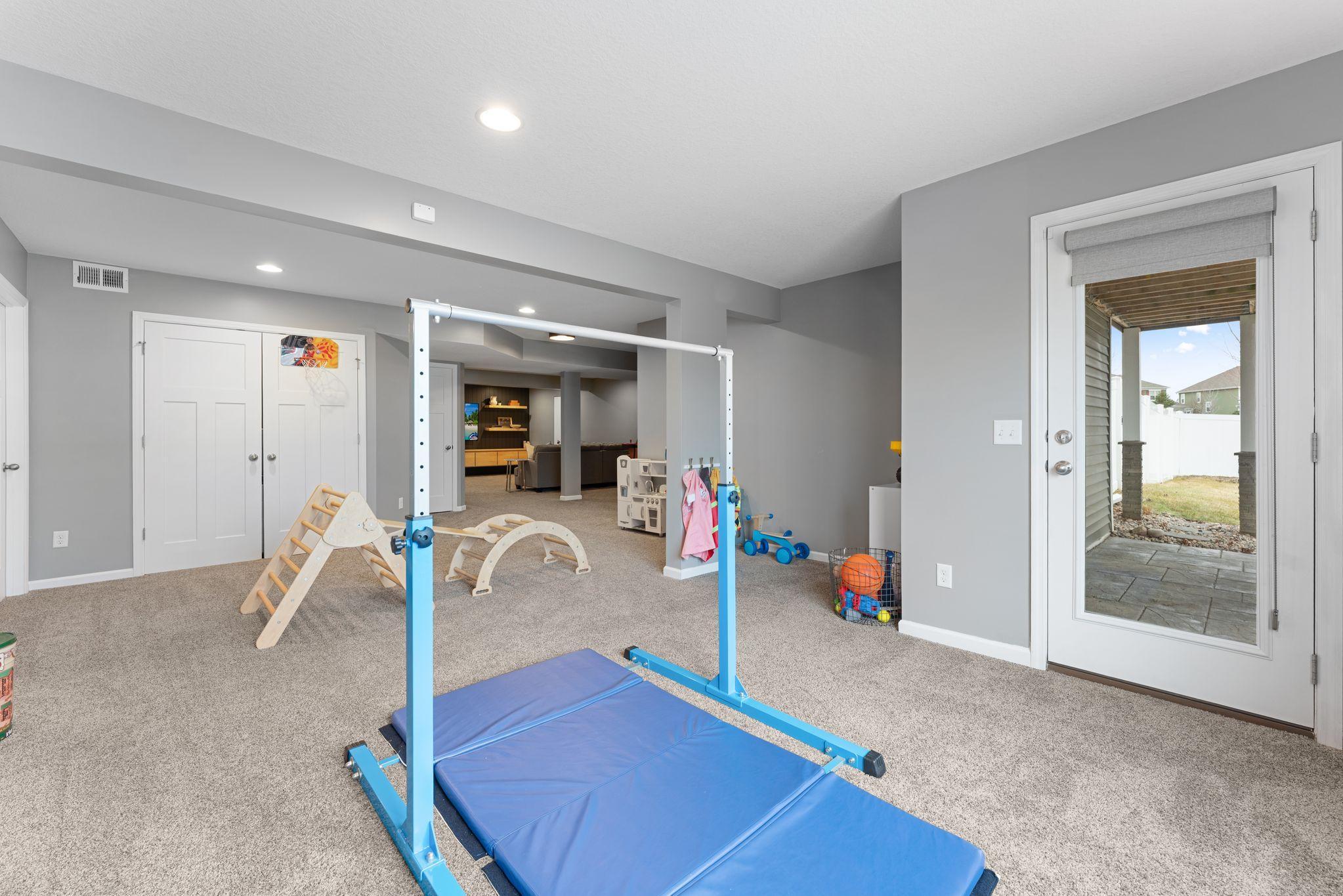 Large basment play area