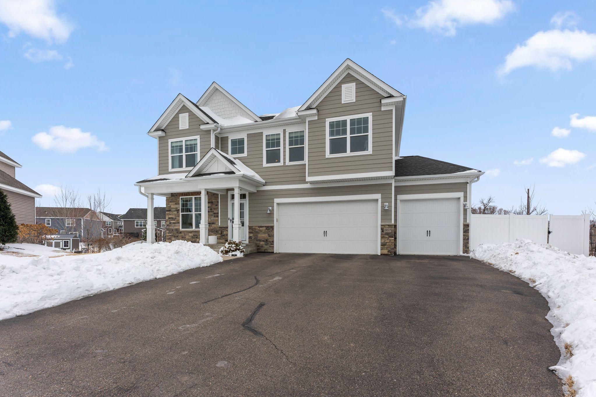 3 Car garage
