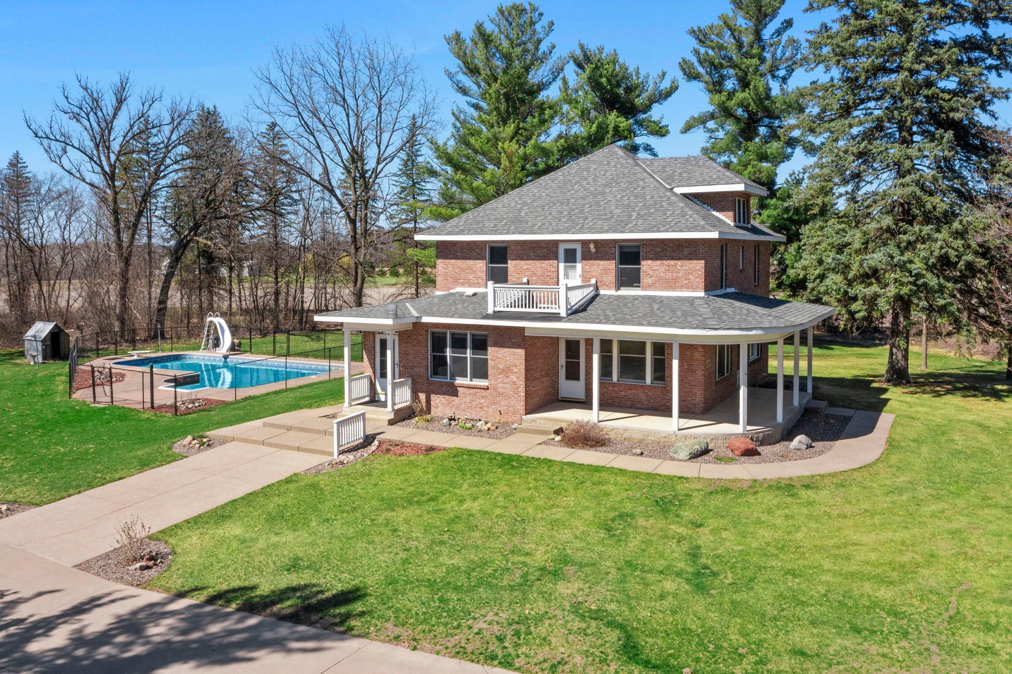 Charming 1915 farmhouse with the most beautiful wrap around front porch. Bonus- it has an updated foundation as well!