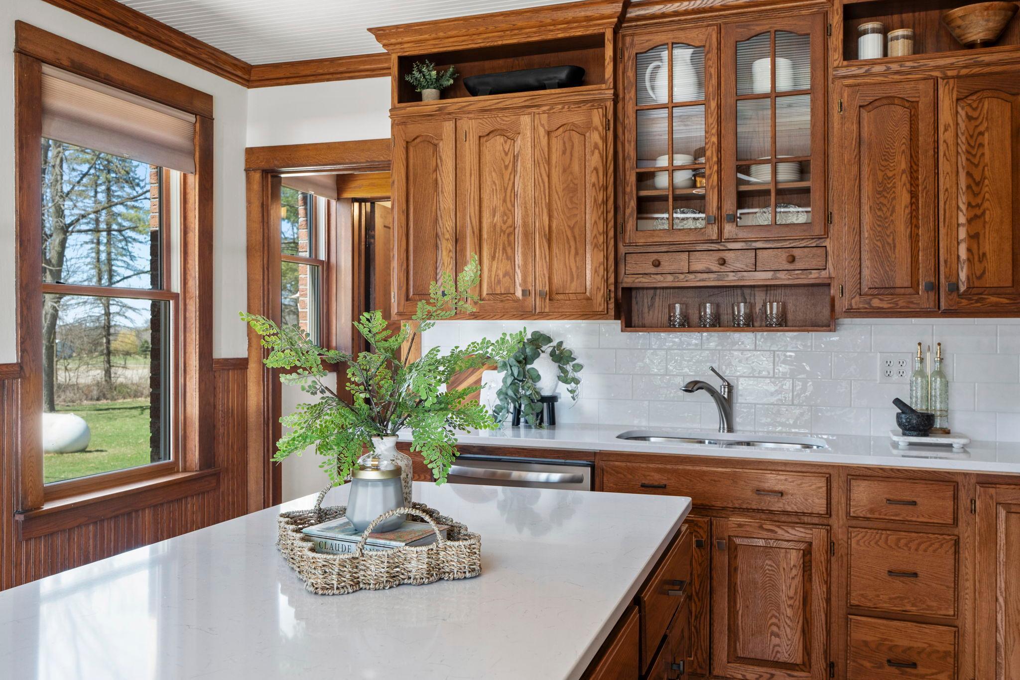 Plenty of natural light flowing through the windows overlooking the backyard pool!