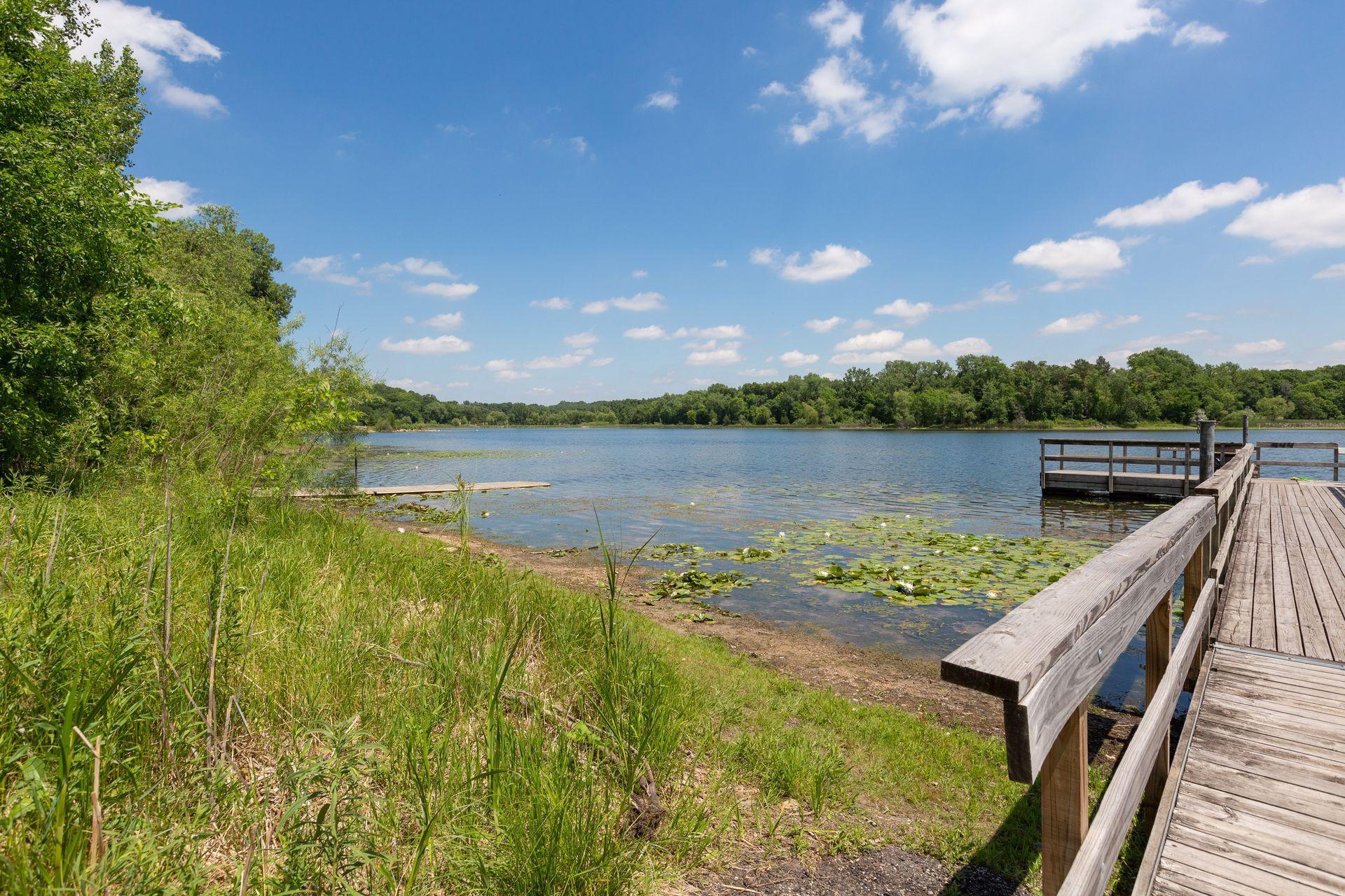 Convenient access to Bush Lake Park. "With a boat launch, canoeing, picnic shelters and a play area, there’s something for the whole family to enjoy at the park's many facilities."