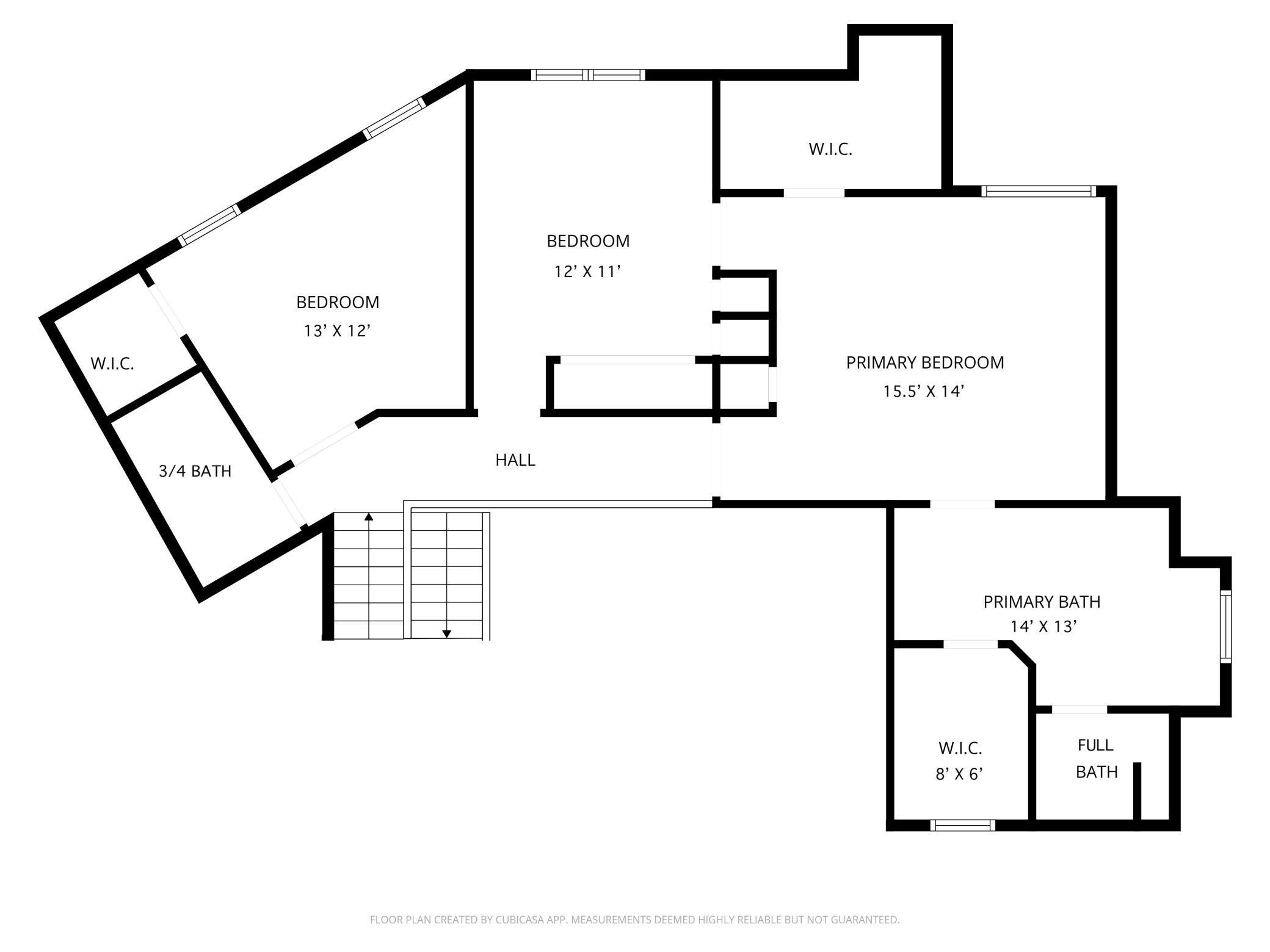 Upstairs Floorplan 8335 Virginia