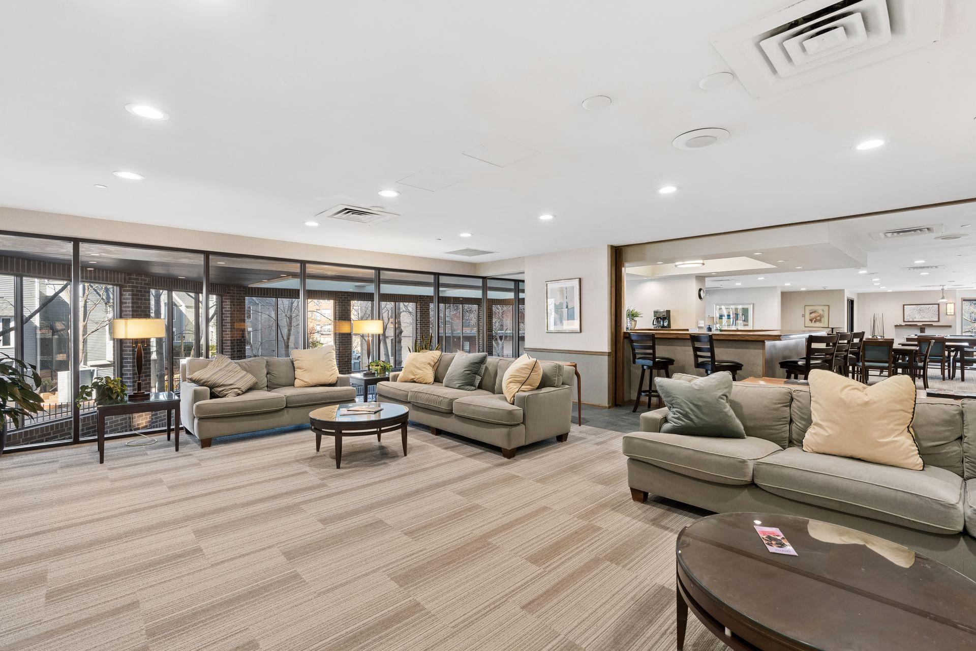 Also a large space for watch parties