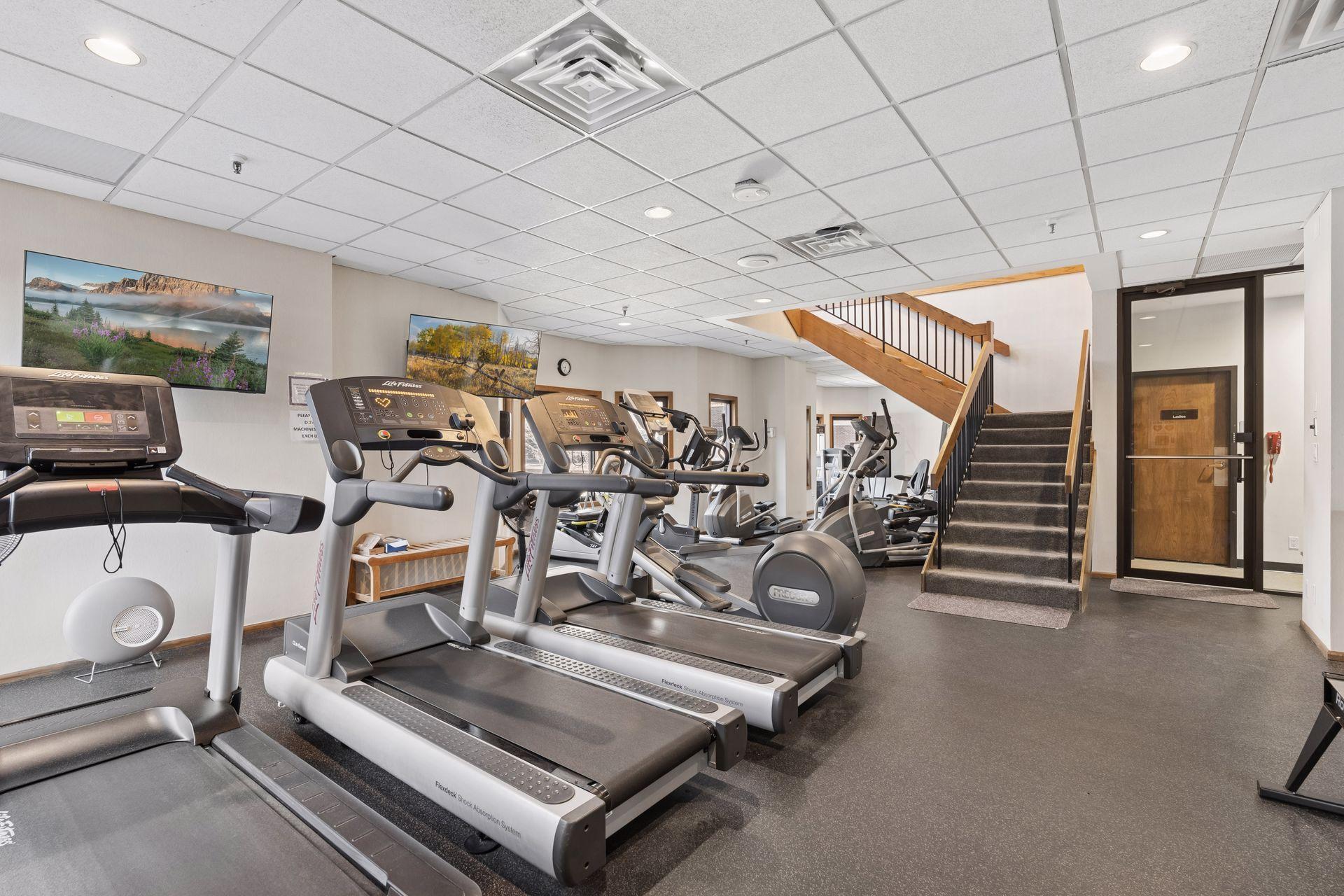 Take the stairs or elevator from here to the floor 2's party room