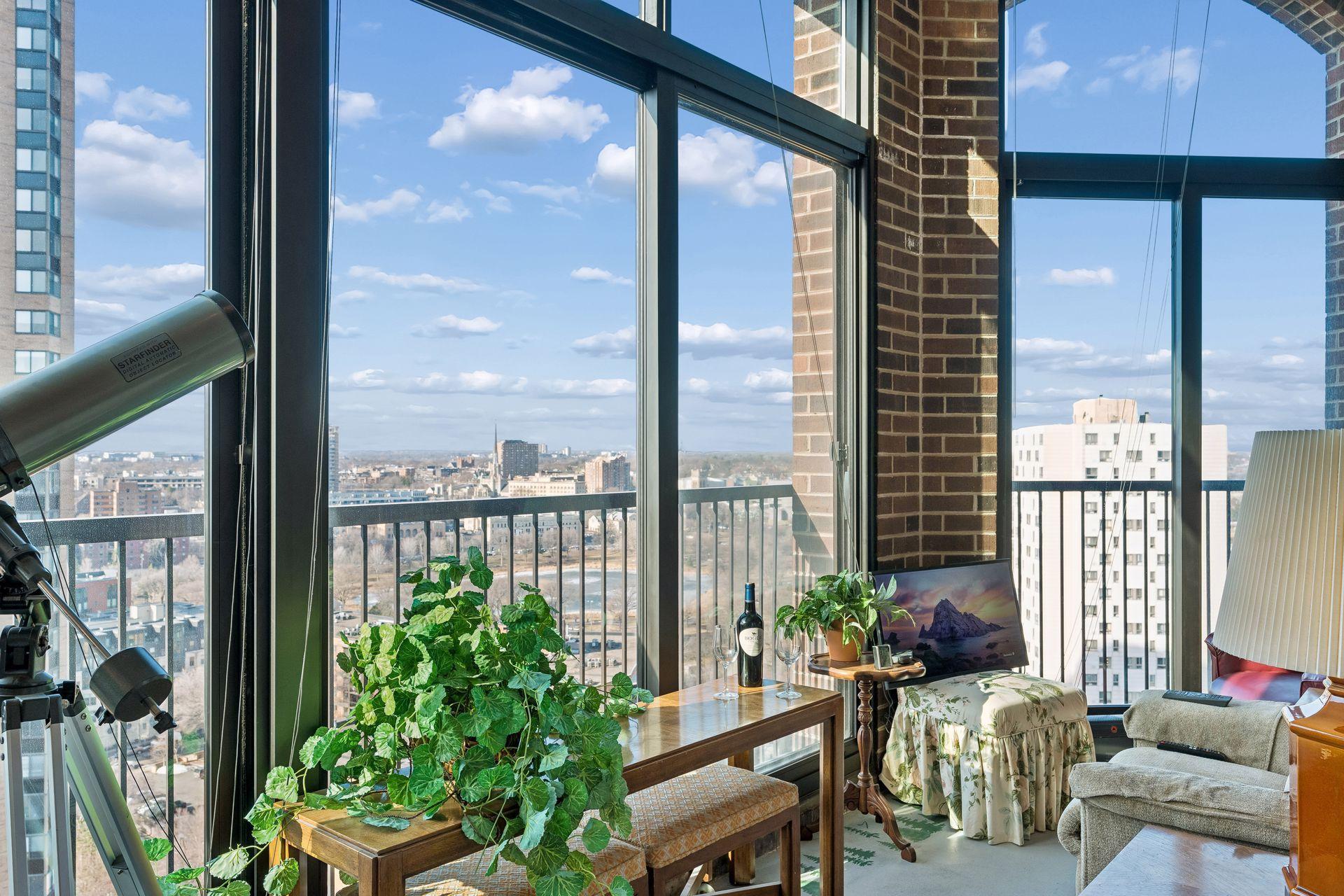 Relax with your favorite beverage while taking in views of Loring Lake