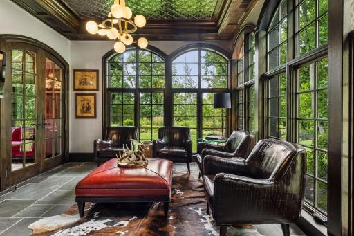 Men's Cigar Room with Ventilation system