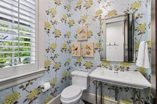 Powder Bath off Kitchen