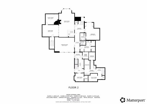 Lower Level Floor Plan & Room Measurements