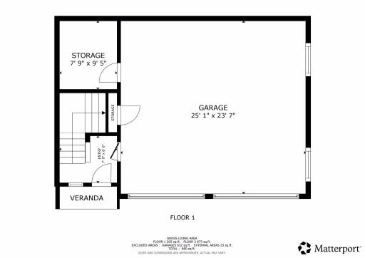 Carriage House Garage Level Measurements