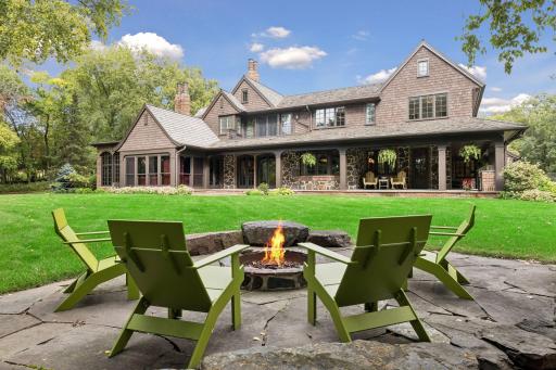 Views of Home From Firepit