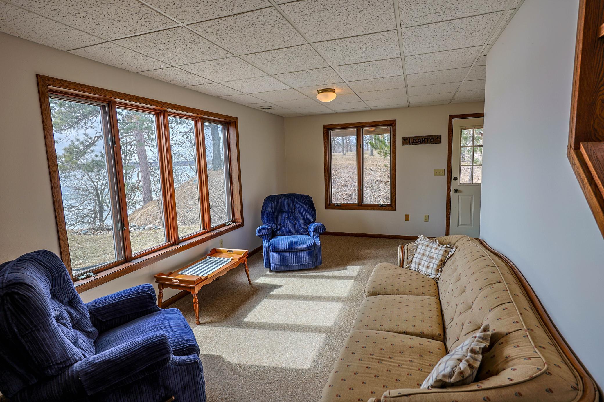 Lower Level Family Room to Walk out