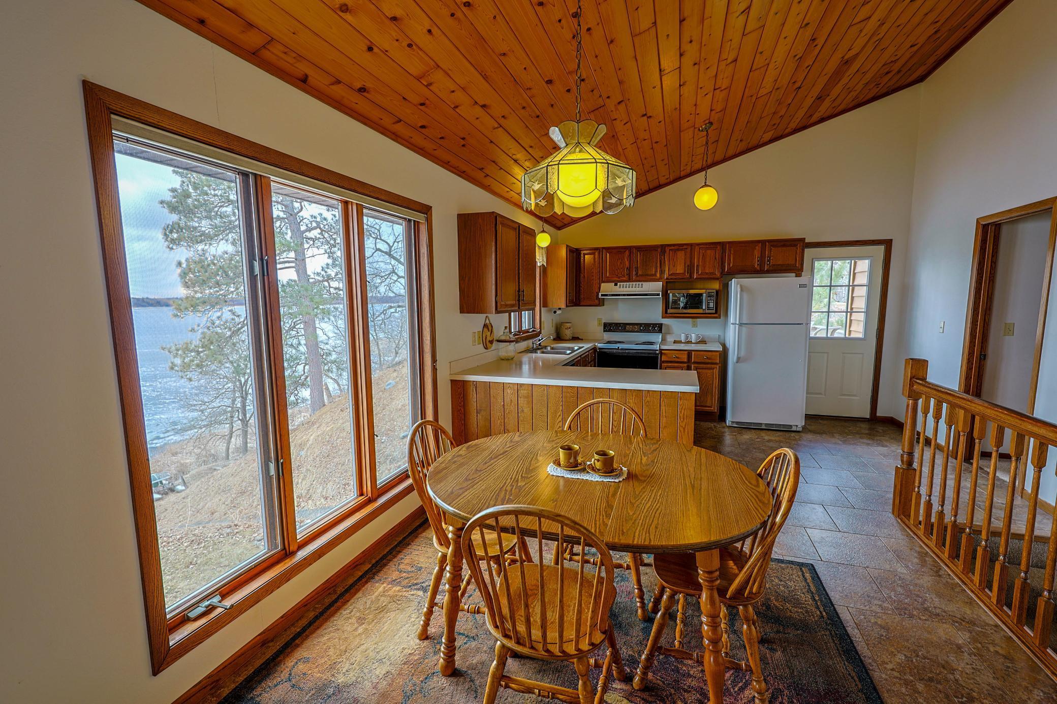 Dining & Kitchen Leading to Deck