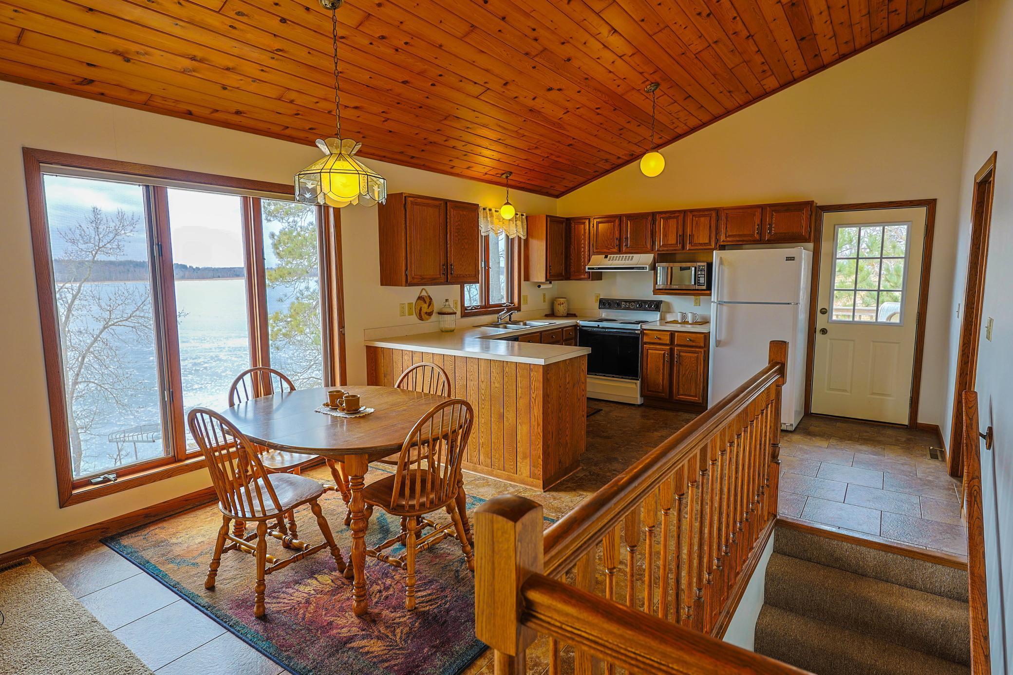 Dining & Kitchen Leading to Deck