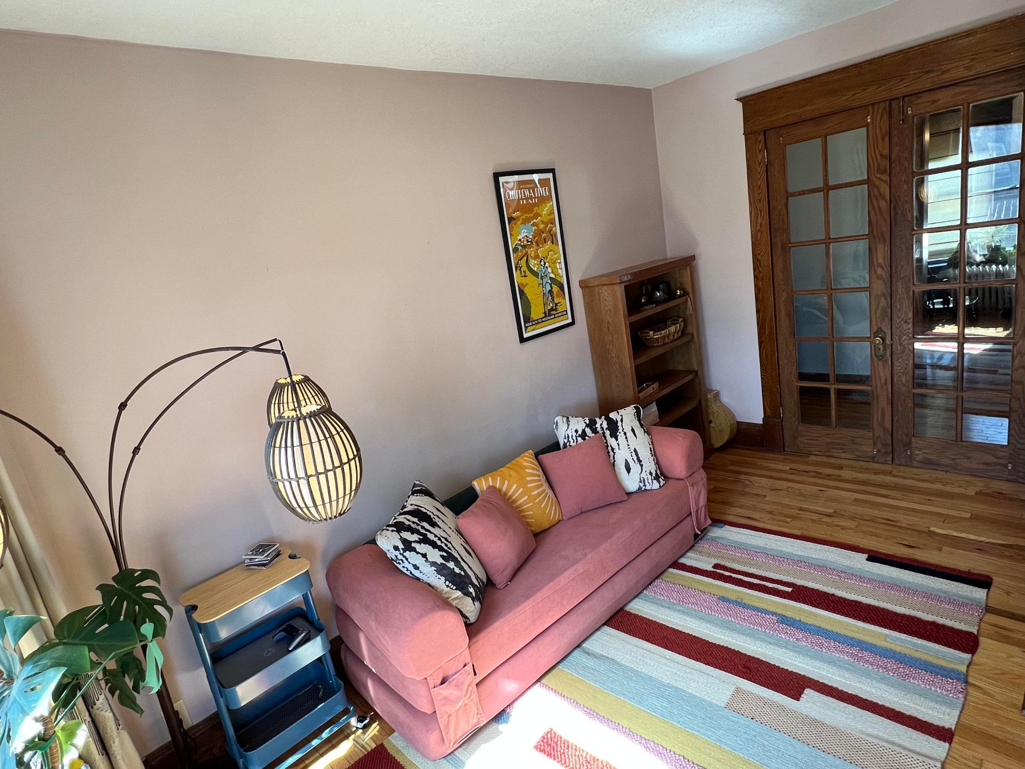 Privacy Doors in Family Room