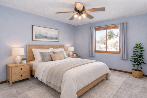 This photo is virtually staged