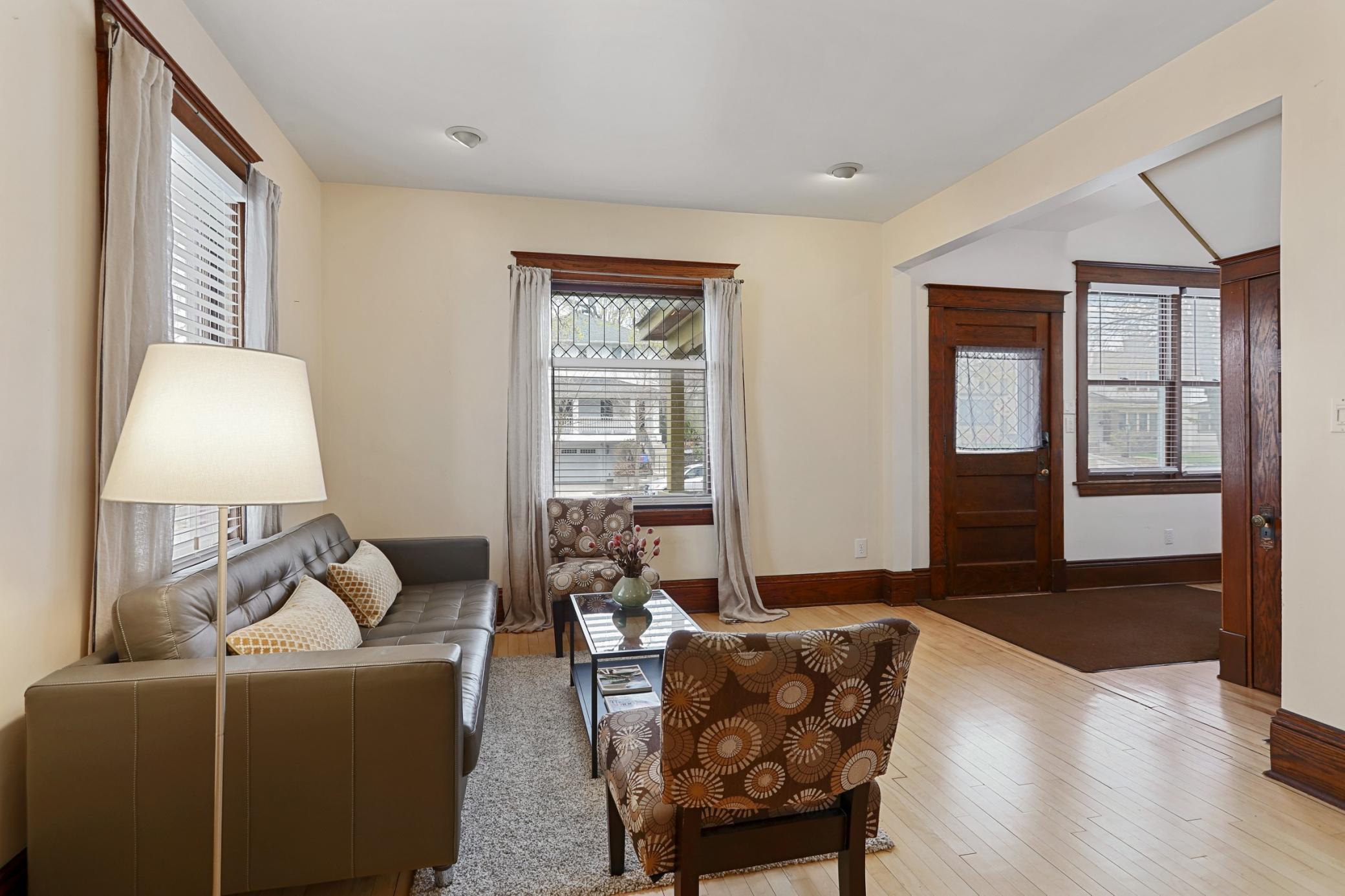 Living Room from Front Entrance