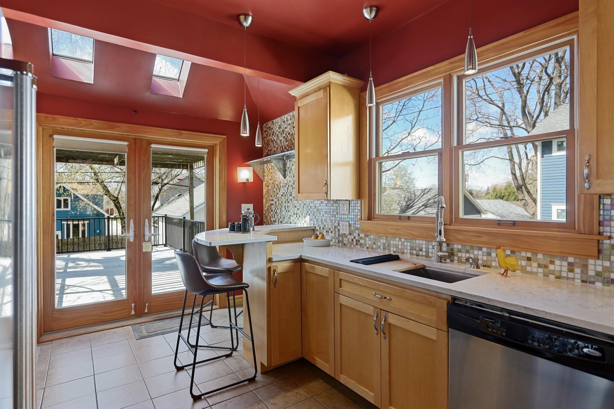 French Doors Leading to your Deck Right off the Kitchen!