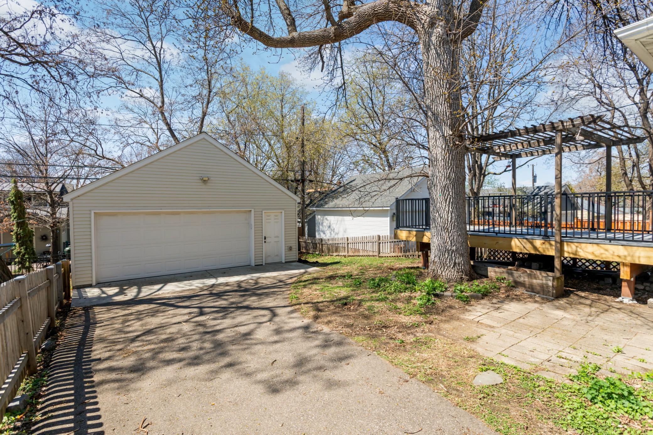 Huge Newer Garage! Plenty of Storage and Driveway Space!