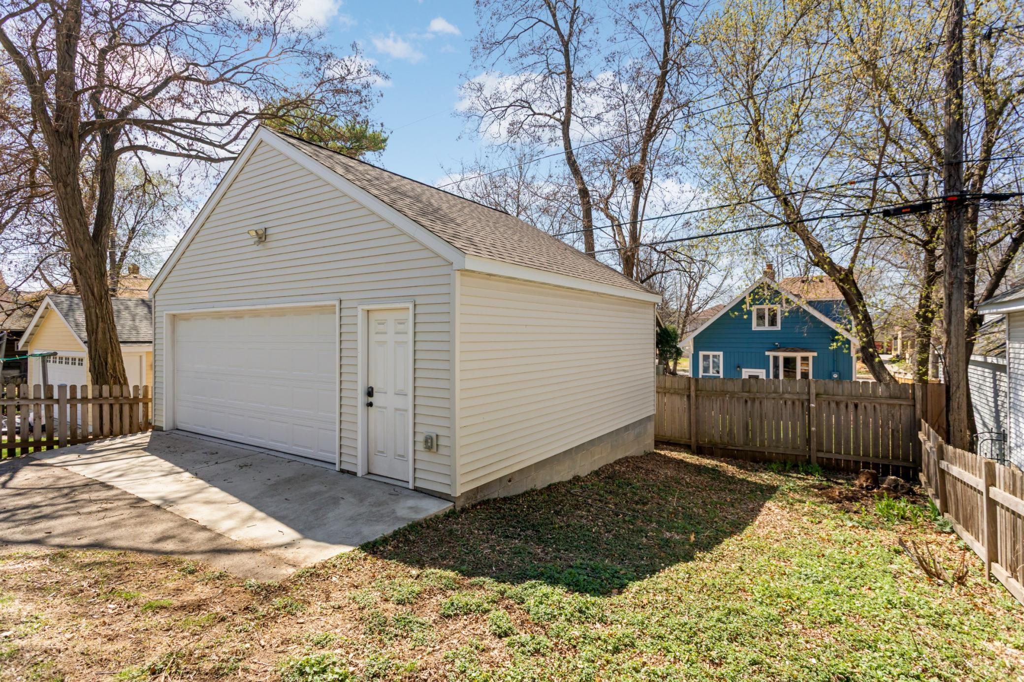 Huge Newer Garage! Plenty of Storage and Driveway Space!