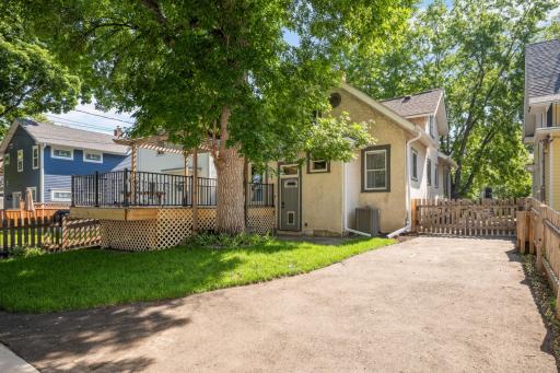 Wonderful New Backyard and a Private Driveway Leading to the Garage that Your Neighbors will Wish They Had!
